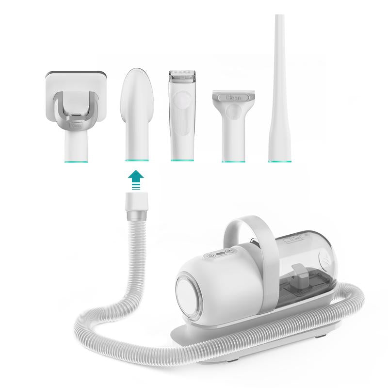 Neakasa P1 Pro Pet Grooming Kit & Vacuum Suction 99% Pet Hair with 5 Professional Grooming Shedding Tools for Dogs Cats and Other Animals