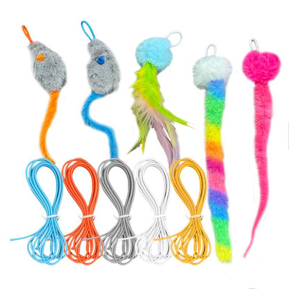 Happycode Rechargeable Interactive Pets Toy,Electric Cat Teaser,Upgraded Dual Mode, Irregular Rocking & 360° Spinning with Remote, Door Clip Design, Stimulates Mind & Body, Motion Activated, Cat Toys, Cat Stuff