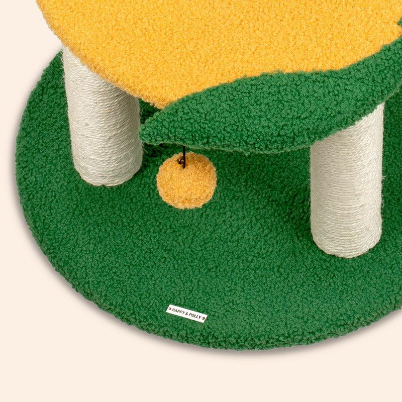 C-Live-40.6In Fruit World Cat Tree, Cat Tower with Multi-Levels and Hammock for Kittens