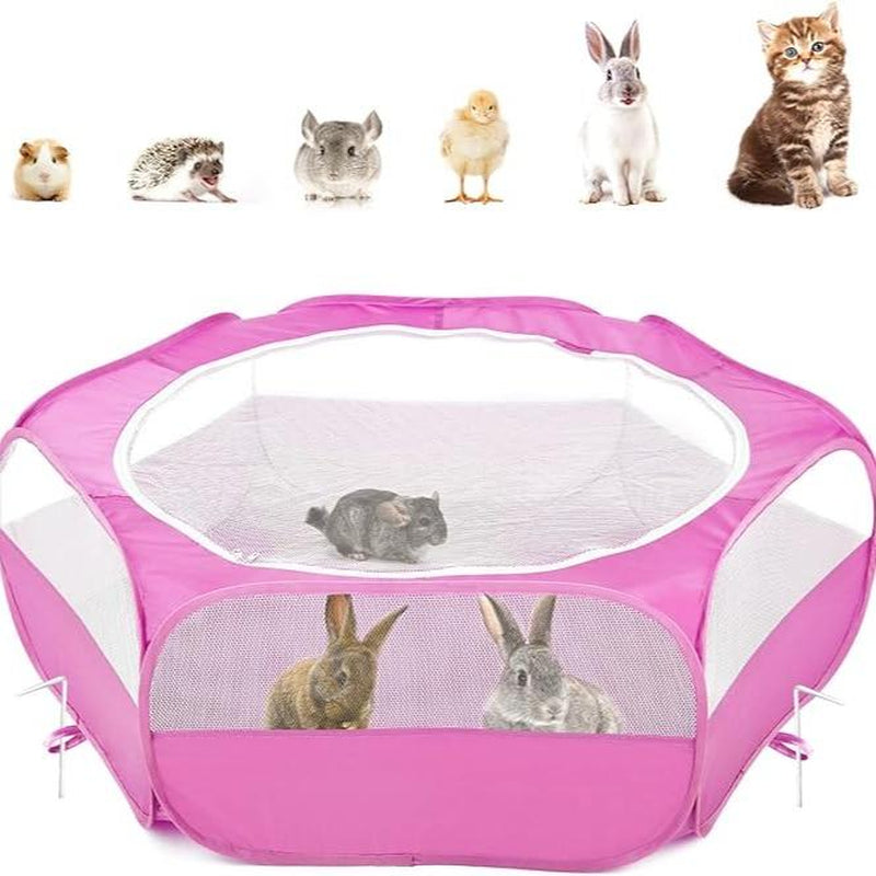 Pawaboo 5-In-1 Chicken Brooder Box for Chick Starter Kit, Includes Pet Cage Tent, Chicks Perch, Chick Feeder, 1.1L Chick Waterer, Baby Chick Supplies (Brooder Set), Green + Red + Wood Color