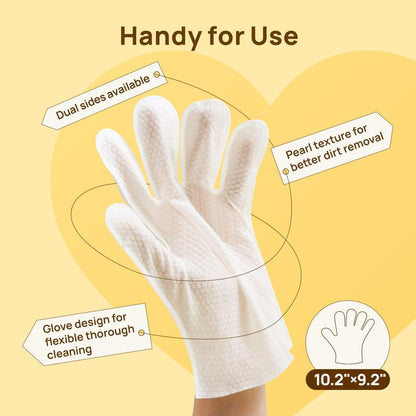 【Restocksale】Hicc PET Glove Wipes，Freshening Grooming Dog&Cat Disposable 20Pcs Pet Hair Removal Tool Satisfied Skin Care Outdoor No-Clean Hypoallergenic Facial Disposable No-Rinse Grooming Formulated for Petwipes Deodorizing Sticky Hair#Petlife
