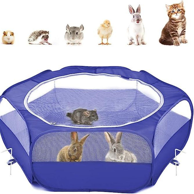 Pawaboo 5-In-1 Chicken Brooder Box for Chick Starter Kit, Includes Pet Cage Tent, Chicks Perch, Chick Feeder, 1.1L Chick Waterer, Baby Chick Supplies (Brooder Set), Green + Red + Wood Color