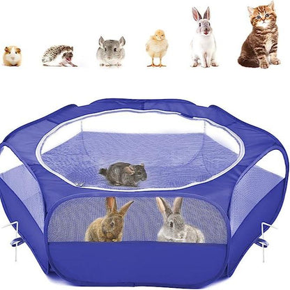 Pawaboo 5-In-1 Chicken Brooder Box for Chick Starter Kit, Includes Pet Cage Tent, Chicks Perch, Chick Feeder, 1.1L Chick Waterer, Baby Chick Supplies (Brooder Set), Green + Red + Wood Color