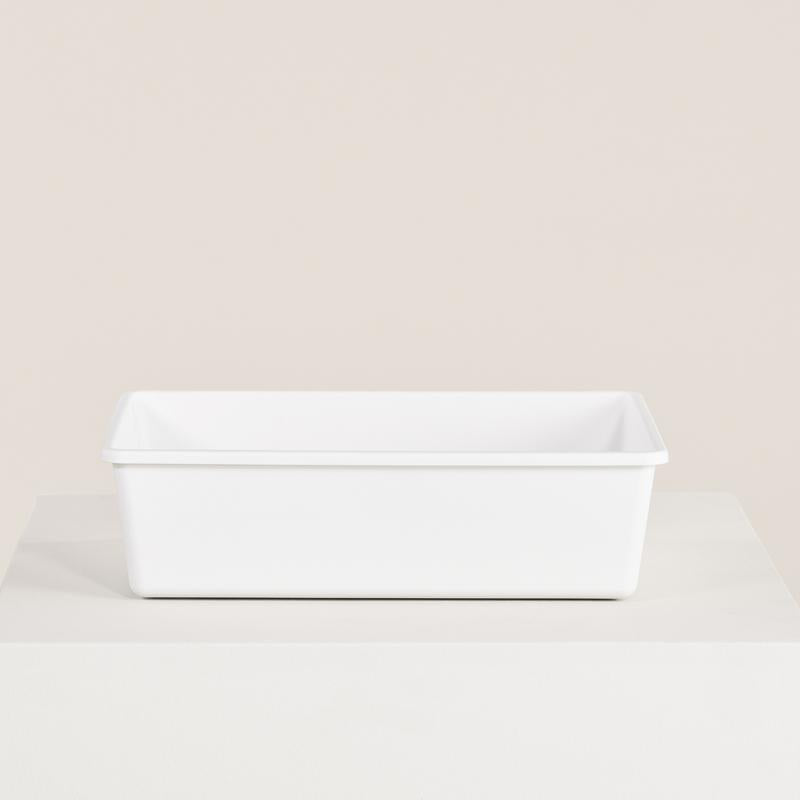 Cubby Litter Box - High Sided Cat Litter Box, Open Top, High Quality, Nonstick, Odor Resistant, Anti-Urine Leakage, Scatter Control