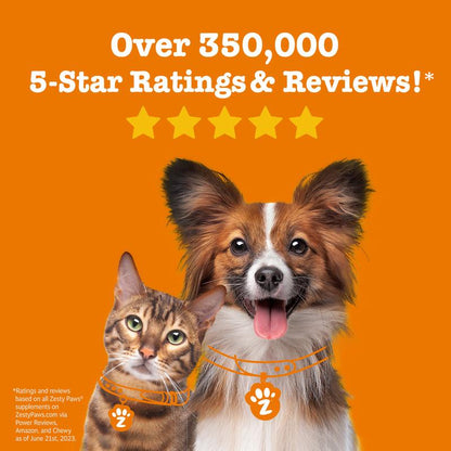 Zesty Paws Flea & Tick Veterinary Formulated Soothing Deodorizing Shampoo for Dogs, 16-Fl Oz Bottle