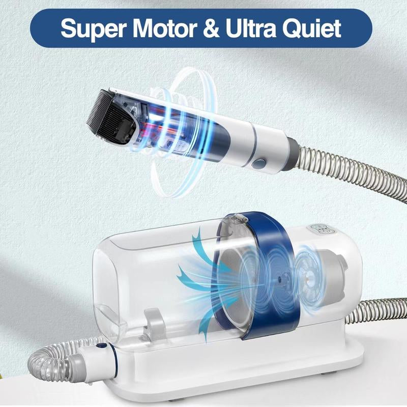 LMVVC Pet Grooming Kit with Vacuum for Dogs and Cats Groomer Tools Poodle Puppy Cleaning