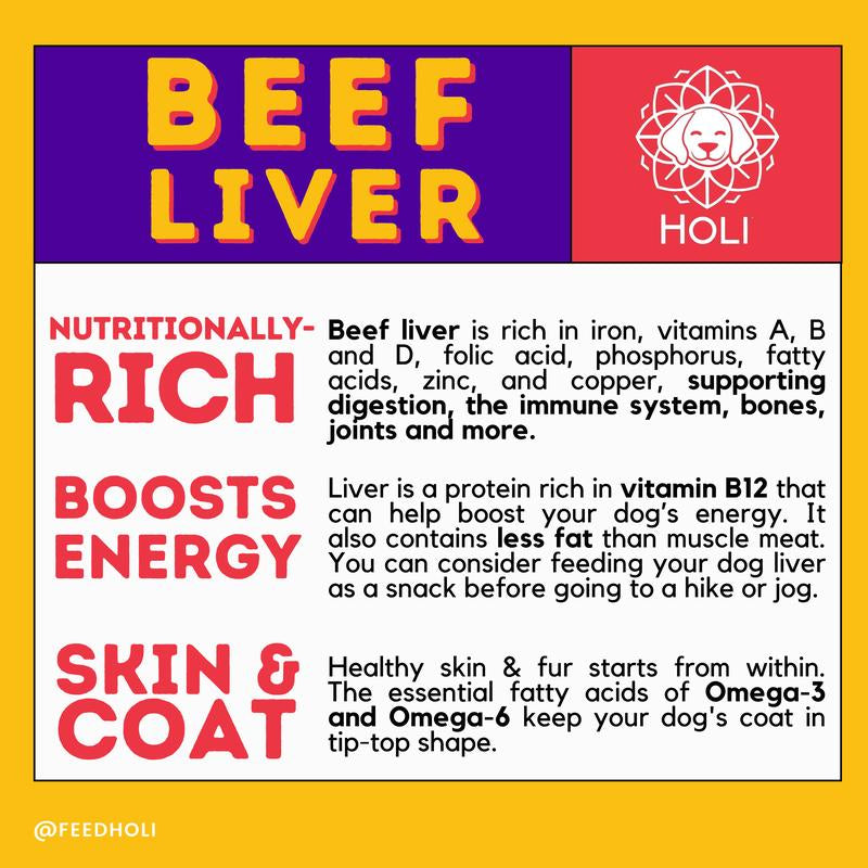 Beef Liver Single Ingredient Freeze-Dried Dog Treats