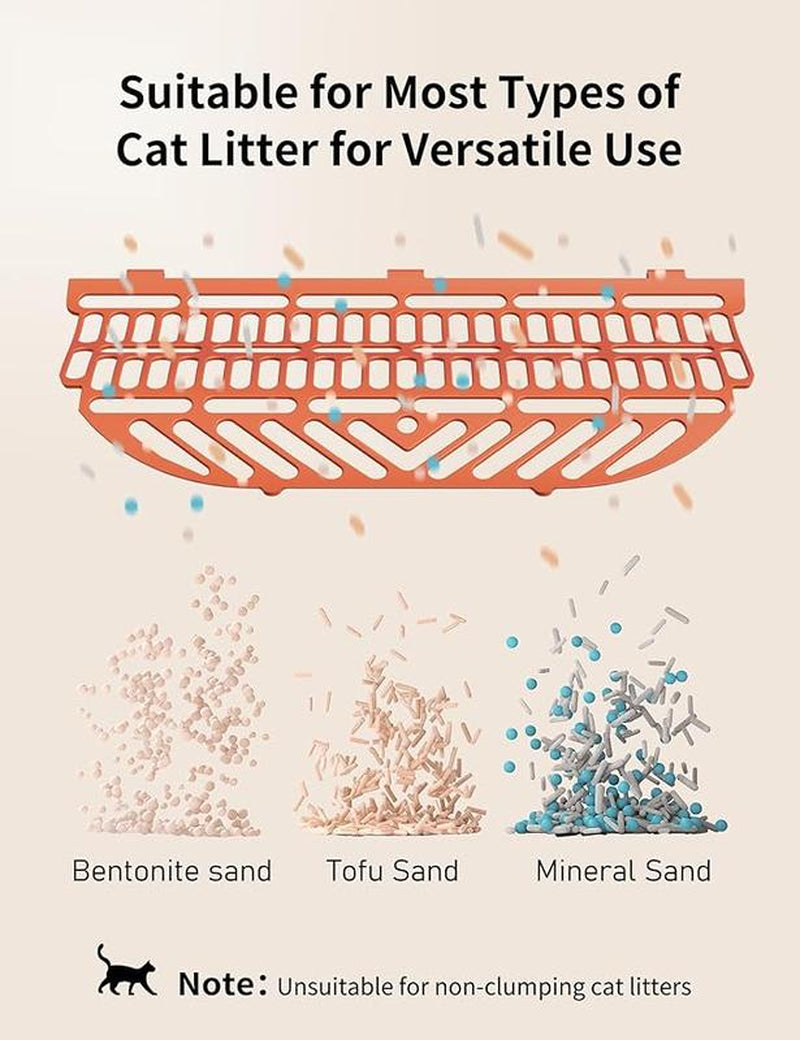 【Pettok】Self Cleaning Cat Litter Box, Automatic Cat Litter Box with Extra Large 60+15L Capacity for Multiple Cats, APP Control Electric Litter Boxes Self Cleaning Includes Trash Bags