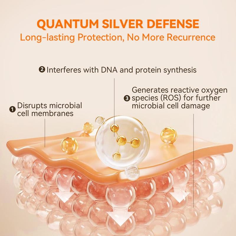 Puainta Ear Cleaner 30Ml Dog Ear Infection Treatment, Quantum Silver Ear Drops for Dogs Ear Infection Ear Mites Treatment for Cats Dogs Itchy