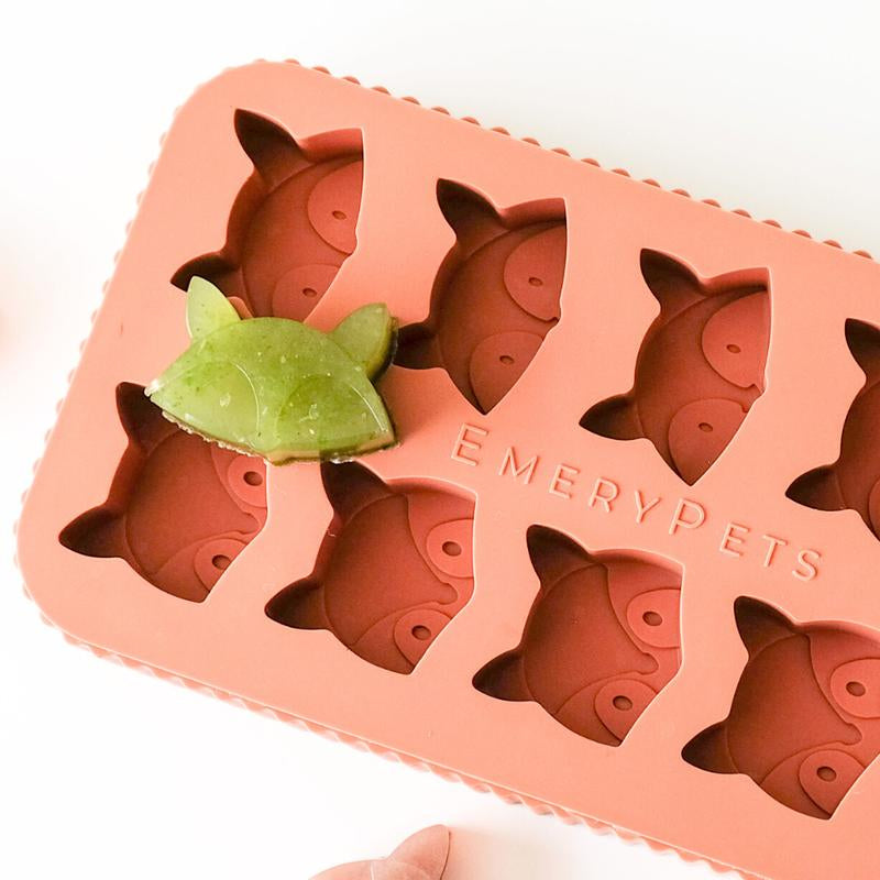 Emerypets Fox + Raccoon Mold I Make Frozen, Baked, Gummy Treats, or Make Cute Ice Pops for Yourself! 100% Food Grade Silicone One Hand Accessible