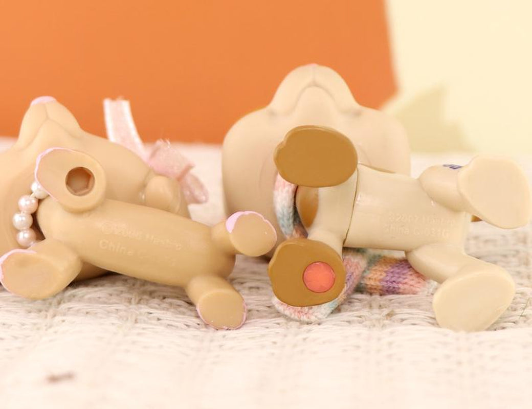 2 PC Mini Pet Shop Shorthair Cat Collie Dachshund Cocker Spaniel Great Dane Dog Pets Animal Toys Compitable with Lps Collectable with Accessories