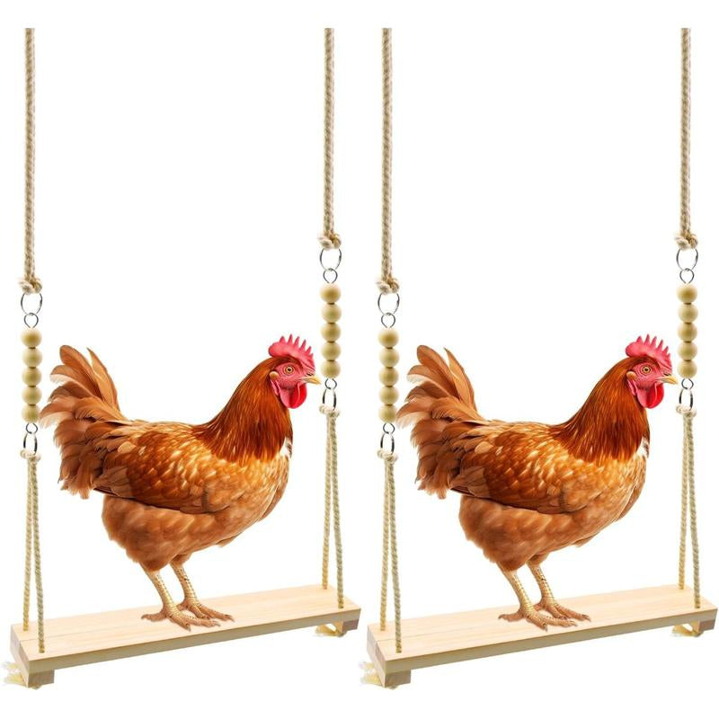 Chicken Swing , 2 Pack Chicken Toys, Chicken Swing , Chicken Swing for Chickens Rooster Poultry Parrots (2Pcs)