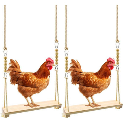 Chicken Swing , 2 Pack Chicken Toys, Chicken Swing , Chicken Swing for Chickens Rooster Poultry Parrots (2Pcs)