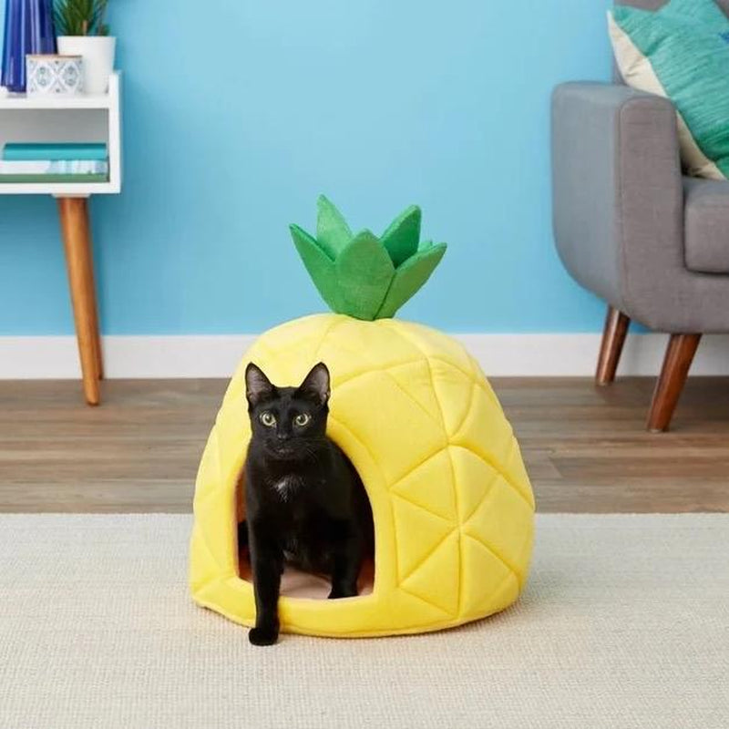 Pretty Pineapple Cat & Dog Pet Bed House