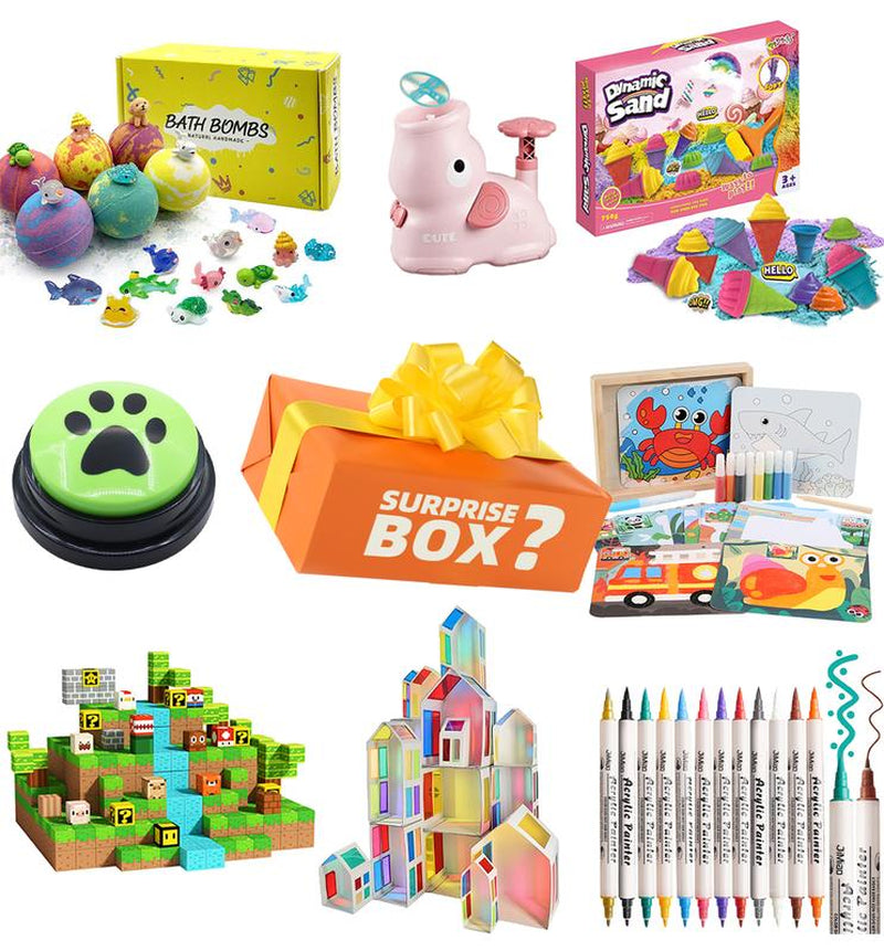 Gobidex Mystery Box Surprise Box Novelty Toys for Kids, Safe and Durable Materials, Great for Outdoor and Indoor Play