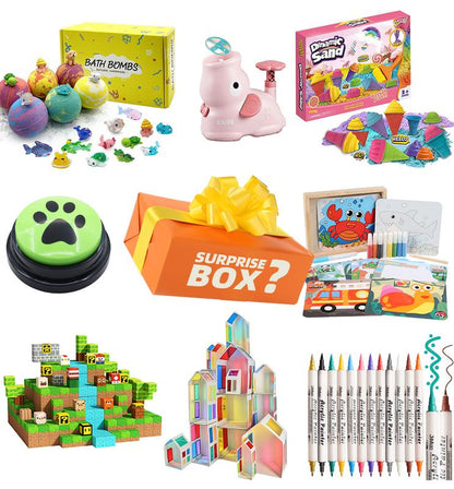Gobidex Mystery Box Surprise Box Novelty Toys for Kids, Safe and Durable Materials, Great for Outdoor and Indoor Play