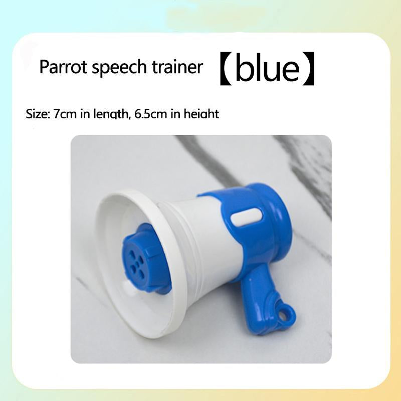 Parrot Speech Trainer for Monk Parrots, Sun Conures, Budgerigars - Recorder with Repeat Function, Whistle Trainer for Cockatiels