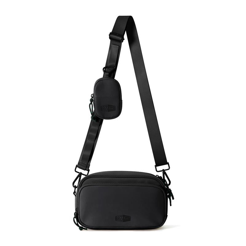 【New In】Bagsmart REIKI 2.2L Compact RFID Crossbody Bag with Detachable Mini Case & Key Leash Machine Washable for Workouts and City Walks Fallfreshness