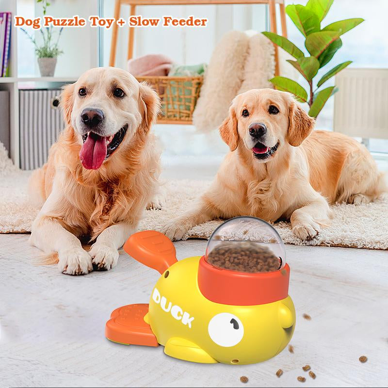 Dog Interactive Treat Dispenser Toy, Food Puzzle Slow Feeder