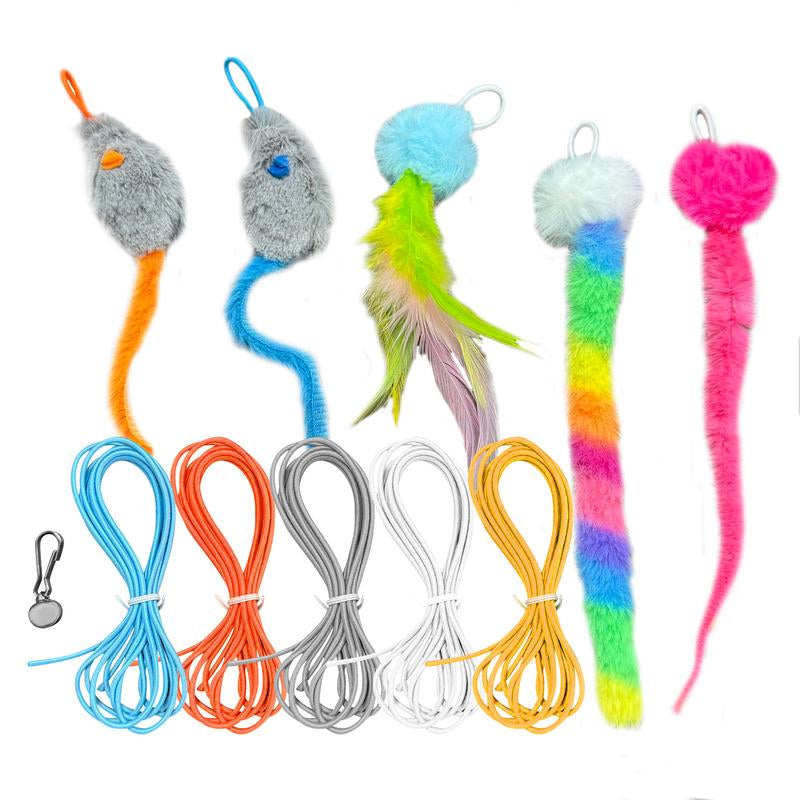 Happycode Rechargeable Interactive Pets Toy,Electric Cat Teaser,Upgraded Dual Mode, Irregular Rocking & 360° Spinning with Remote, Door Clip Design, Stimulates Mind & Body, Motion Activated, Cat Toys, Cat Stuff