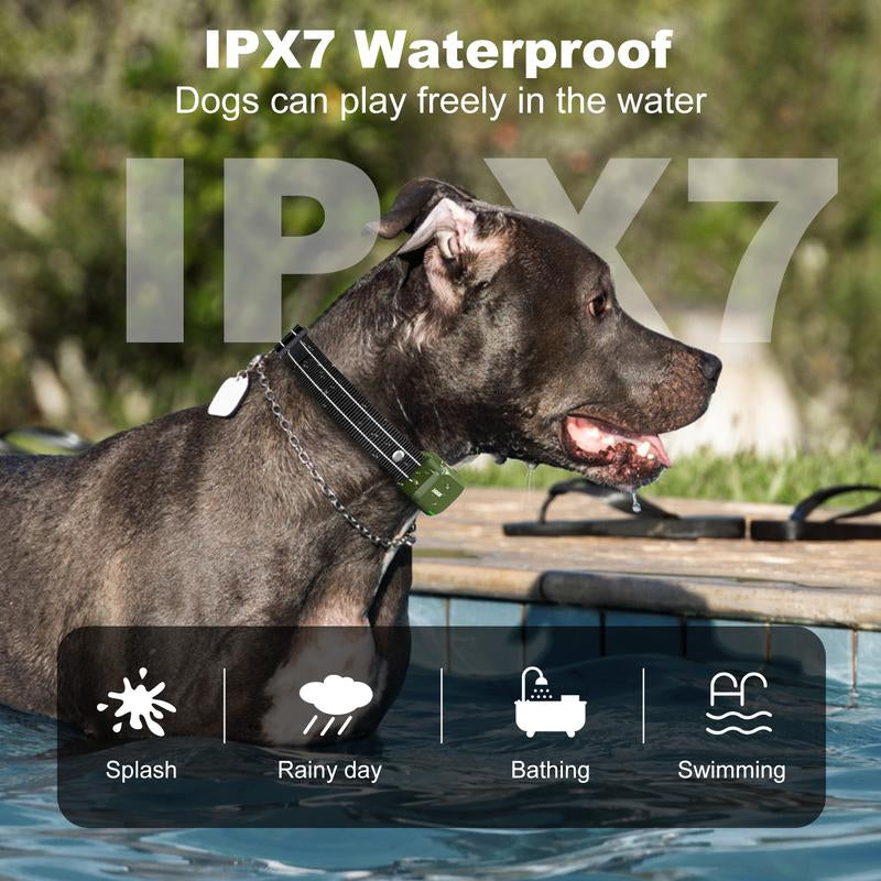 JUGBOW Dog Training Collar 4200FT Dog Training Behavior Aid, Remote IPX7 Waterproof with 4 Training Modes, Rechargeable E-Collar for All Breeds DT61