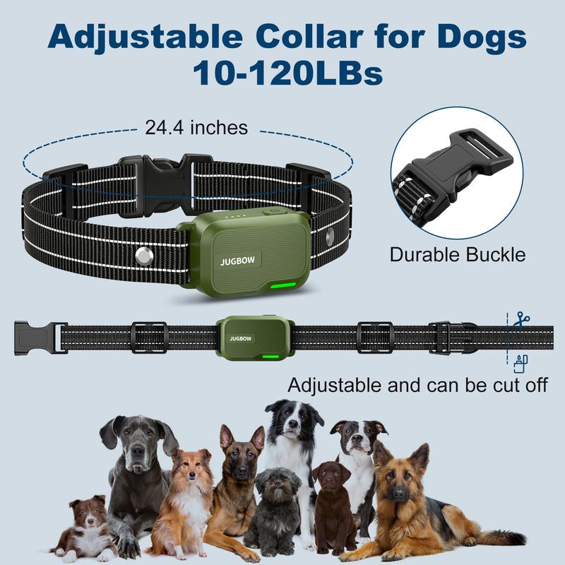 JUGBOW Dog Training Collar 4200FT Dog Training Behavior Aid, Remote IPX7 Waterproof with 4 Training Modes, Rechargeable E-Collar for All Breeds DT61