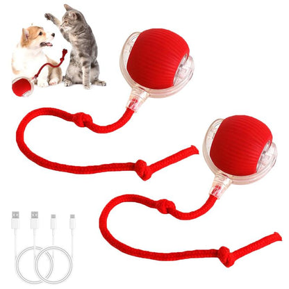 Interactive Cat Toy Ball: Automatically Rolling Electric Ball, Suitable for Indoor Cats/Dogs, Brings the Fun of Chasing Tails. Motion Sensing, Keeps Pets Busy and Enjoys Rich Sports Stimulation. Great Pet Gifts/Supplies.