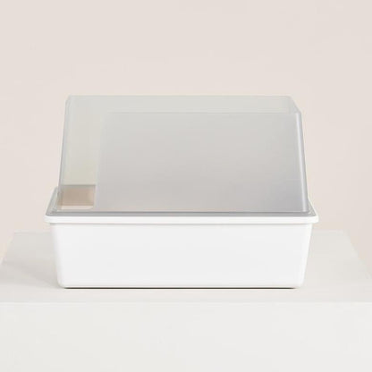 Cubby Litter Box - High Sided Cat Litter Box, Open Top, High Quality, Nonstick, Odor Resistant, Anti-Urine Leakage, Scatter Control