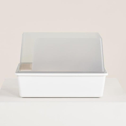 Cubby Litter Box - High Sided Cat Litter Box, Open Top, High Quality, Nonstick, Odor Resistant, Anti-Urine Leakage, Scatter Control