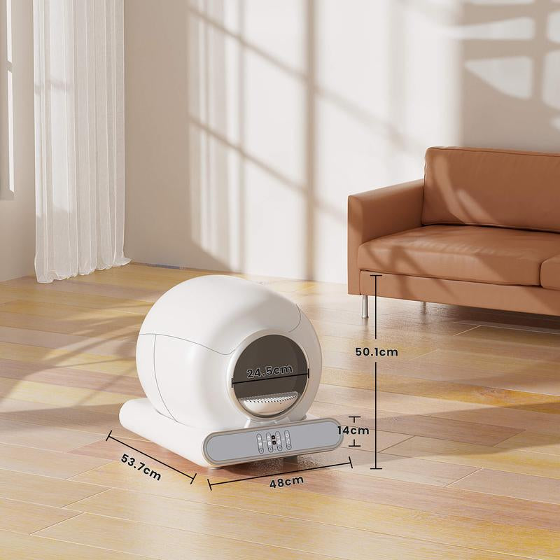 New Generation Self Cleaning Cat Litter Box, Automatic Cat Robot Litter Toilet Box with App Control, Odor-Removel and Security Sensors, 65+9L Large Capacity for Multiple Cats 2-18LB Christmas 2024 Ornament 2024 Christmas Ornament Christmas Ornaments 2024