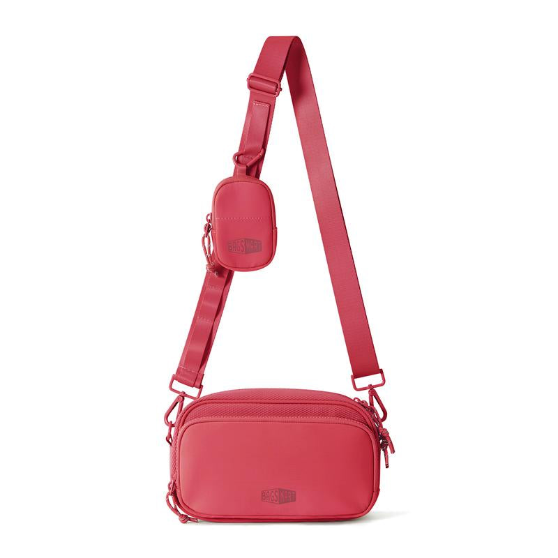 【New In】Bagsmart REIKI 2.2L Compact RFID Crossbody Bag with Detachable Mini Case & Key Leash Machine Washable for Workouts and City Walks Fallfreshness