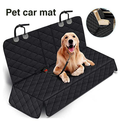 Foldable Car Rear Seat Pet Mat, Waterproof & Dirt-Proof Dog Car Seat Cover, Pet Travel Bed, Dog & Cat Accessories, Automotive Accessories for Dogs, Car Stuff, Breathable Seat Covers, Waterproof Seat Protectors
