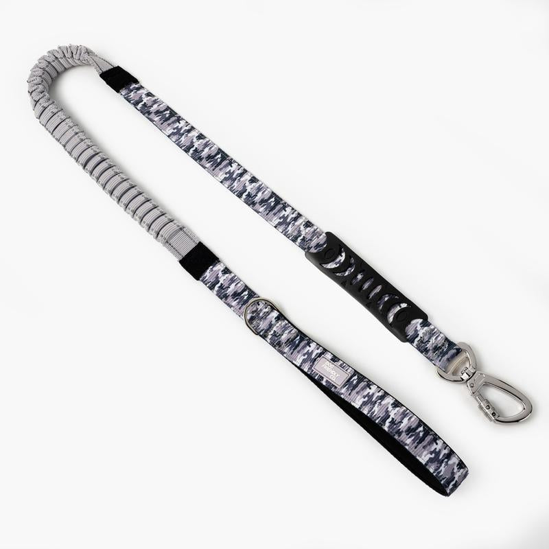 Dog Friendly Co. Bungee Dog Leash – Shock Absorbing, Reflective & Heavy Duty with Traffic Handle & Padded Grip Dog Leash