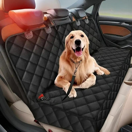 Foldable Car Rear Seat Pet Mat, Waterproof & Dirt-Proof Dog Car Seat Cover, Pet Travel Bed, Dog & Cat Accessories, Automotive Accessories for Dogs, Car Stuff, Breathable Seat Covers, Waterproof Seat Protectors