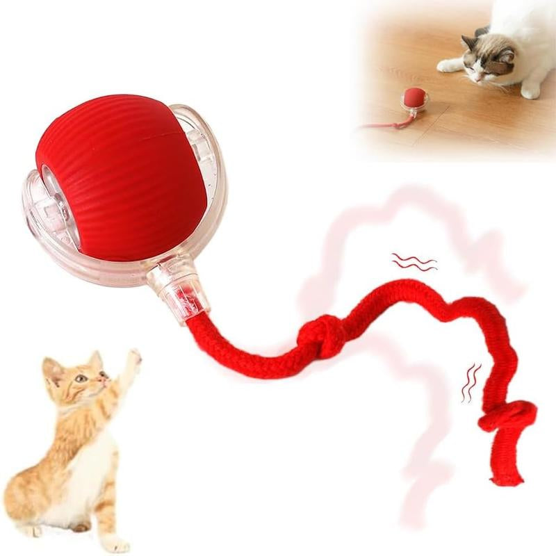 Interactive Cat Toy Ball: Automatically Rolling Electric Ball, Suitable for Indoor Cats/Dogs, Brings the Fun of Chasing Tails. Motion Sensing, Keeps Pets Busy and Enjoys Rich Sports Stimulation. Great Pet Gifts/Supplies.
