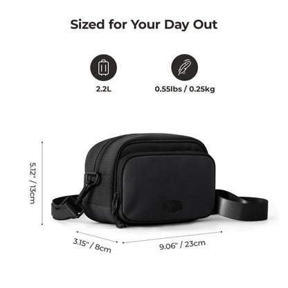 【New In】Bagsmart REIKI 2.2L Compact RFID Crossbody Bag with Detachable Mini Case & Key Leash Machine Washable for Workouts and City Walks Fallfreshness