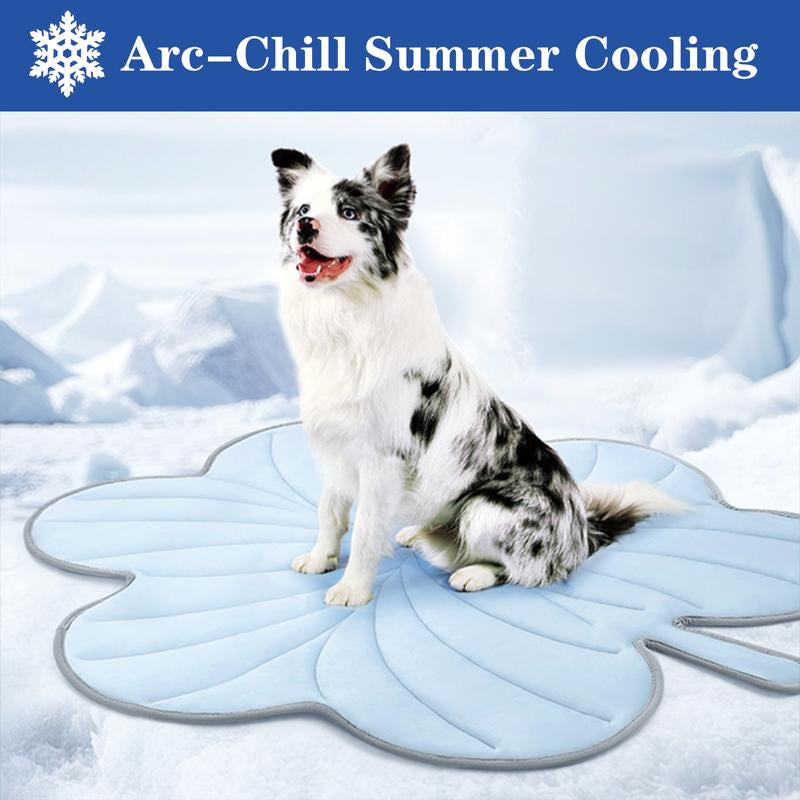 Vagascape Cooling Pet Mat, Eco-Friendly Cooling Pad for Large Dog, Pet Cooling Mats for Dog Bed and Cat House, Use in Crate, Tunk, Camping, Outdoors, Portable, Machine Washable, Durable, without Gel, Outdoorfun