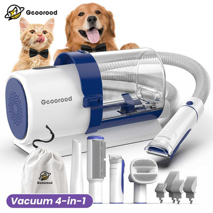 【Geoorood】Dog Grooming Vacuum Kit, Pet Grooming Vacuum with Clipper Nail Grinder, 2.5L Dust Cup Dog Deshedding Vacuum Brush with 4-6 Pet Grooming Tools for Shedding Pet Hair, Professional Pet Grooming Vacuum Kit#Septemberrestock#Fallfreshness