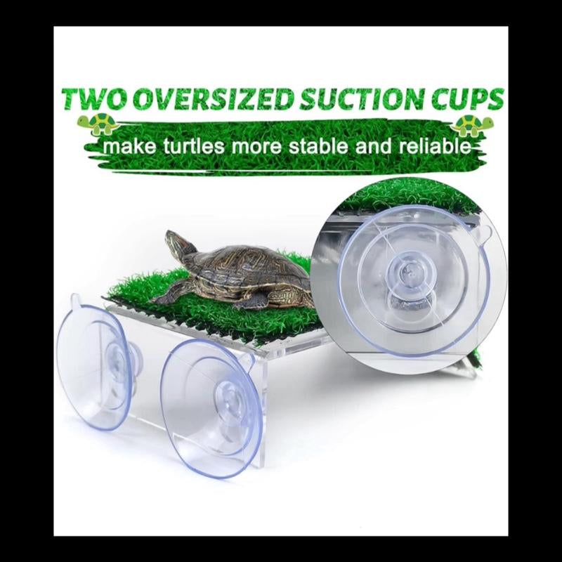 Small Turtle Basking Platform – Floating Ramp & Resting Dock for Aquatic Turtles, Reptiles, and Frogs