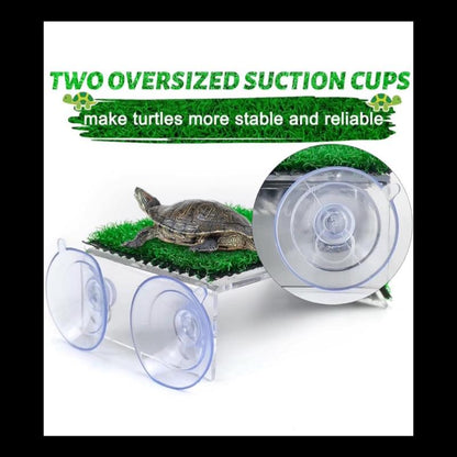 Small Turtle Basking Platform – Floating Ramp & Resting Dock for Aquatic Turtles, Reptiles, and Frogs