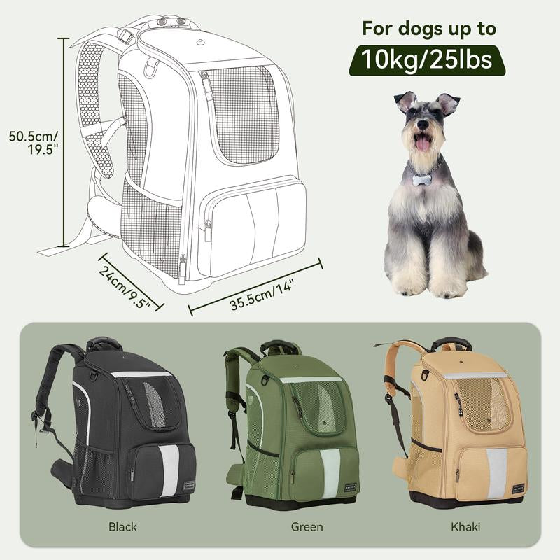 Petsfit Pet Dog Carrier Backpack with Upgraded Weight Reduction Design