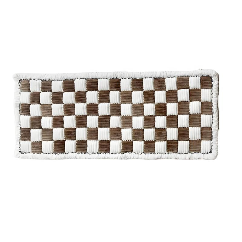 Plaid Pattern Pet Mat, Non-Slip & Soft & Comfortable Pet Sofa Mat, Pet Supplies for Indoor Use